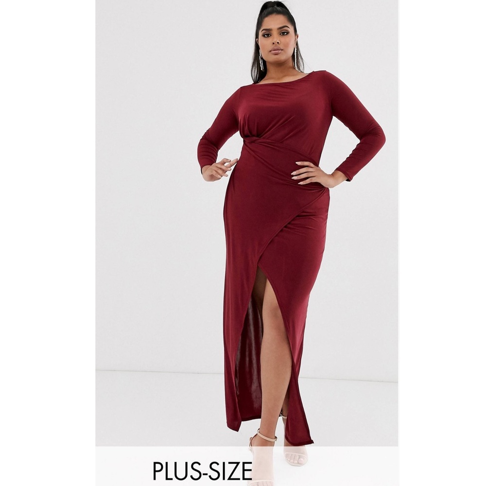 New with Tags ASOS Club L Long Sleeve Maxi Dress